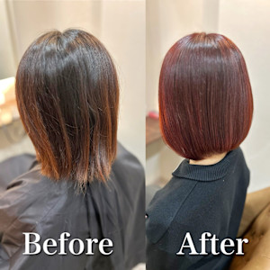 白髪ぼかし(レッドカラー)白髪キレイにマイナス10歳 - F.U.N 竹ノ塚店【ファン】掲載