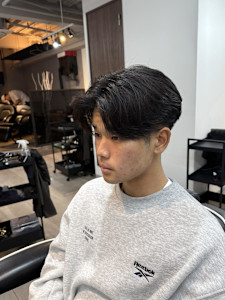 大宮/カット/短髪/毛流れ/センターパート