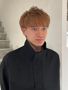 メンズカットマッシュミルクティーベージュ - YOKE掲載