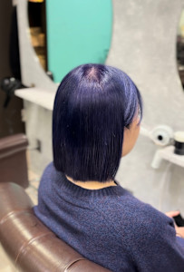 ブルーラベンダー（ブリーチ回数要相談）