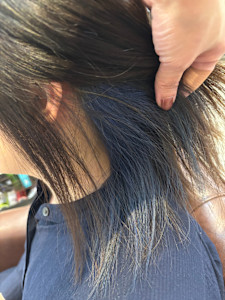 インナーカラーブルー