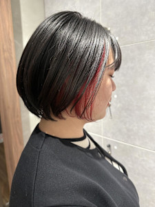 インナーカラー/ボルドー - ungu GALLERY掲載