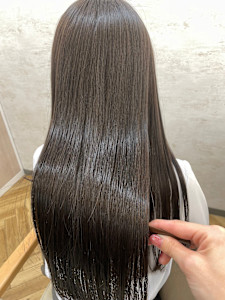 髪質改善グレージュ