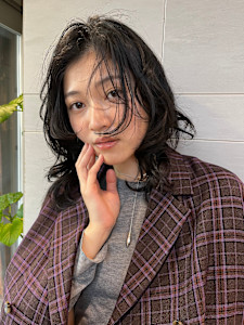 ミディアムパーマ/ミディアムレイヤー/パーマ/レイヤーパーマ