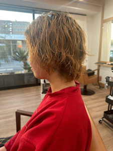 ウェットエアリーショートボブ