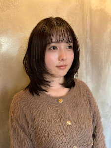 池袋 髪質改善  フェイスレイヤー ミディアムスタイル♪