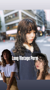 外国人風ロングスパイラルパーマ/ビンテージパーマ
