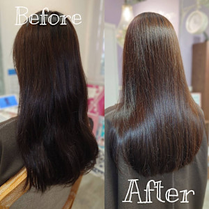 髪質改善ストレート