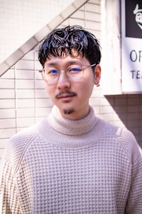 大人気◎オン眉メンズパーマ◎三軒茶屋 RYUKI パーマ