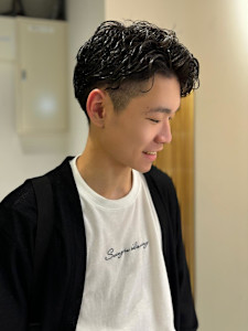 takumi/メンズパーマ/スパイラルパーマ/縦落ち