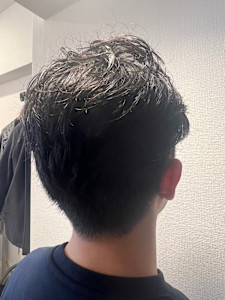 くせ毛いかしツーブロック