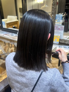 うる艶ブルーグレージュ