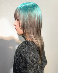 ルーツカラー　ケアブリーチ　ブリーチカラー　原宿/表参道