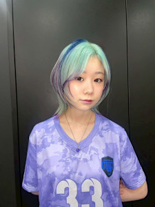 スラッシュカラー　ケアブリーチカラー　表参道/原宿