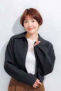 丸みショートマッシュスタイル