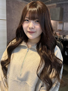 《高橋亜美》チョコレートブラウン/艶カラー/大宮