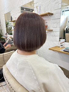 大人かわいい/ボブ/丸みボブ/ハイライト