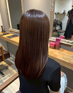 艶ロング　ベージュブラウン　レイヤー