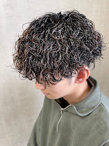 波巻きパーマ/波巻きスパイラル【福岡/天神/メンズパーマ】