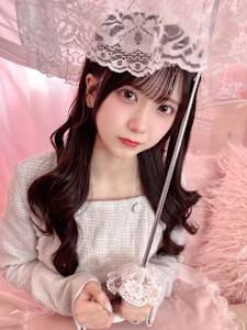 橋本菜々子ちゃん編み上げハーフツイン＊まゆ/小顔/大須 栄