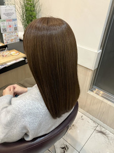 レイヤーロング美髪くびれワンカールシルキーベージュ