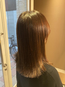 ◎髪質改善縮毛◎切りっぱなし