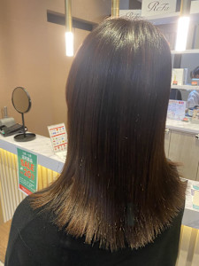 ◎髪質改善縮毛◎切りっぱなし