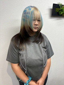 エンドカラー　ケアブリーチ　ブリーチカラー　原宿/表参道