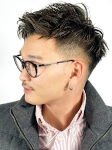  ワイルドアップバング スパイキーショート