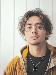 20代30代40代　センターパート大人マッシュ＃50 - linha+n掲載