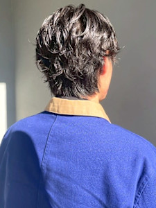 ニュアンスパーマ マッシュシート 黒髪 ビジネススタイル - NAKAO COIFFURE掲載