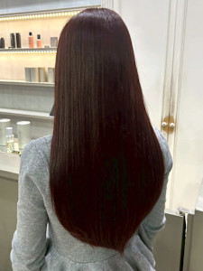 レッドブラウン 髪質改善カラー ダメージレス 艶カラー - 髪質改善 SEPT. 天神大名掲載