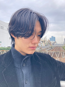 清潔感と上品な色気のある【ワンカールパーマ】目白駅/池袋駅