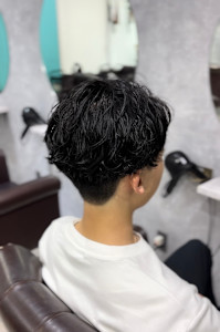 メンズデザインパーマ×無造作パーマ