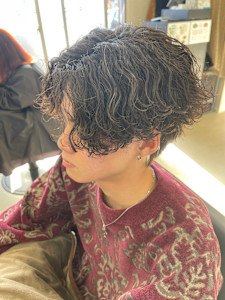 波巻きパーマ/波巻きスパイラル【福岡/天神/メンズパーマ】