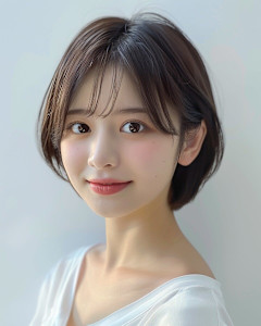 シンプルで洗練されたナチュラルショート