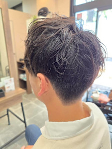 メンズカット/パーマ/グレイカラー/鎌取駅/韓国風/白髪染め