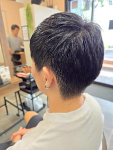 メンズカット/パーマ/グレイカラー/鎌取駅/韓国風/白髪染め