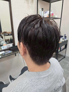 メンズカット/パーマ/グレイカラー/鎌取駅/韓国風/白髪染め