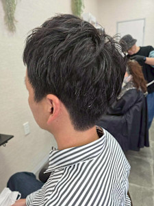 メンズカット/パーマ/グレイカラー/鎌取駅/韓国風/白髪染め