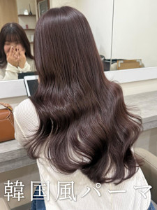 韓国風パーマ/コテ巻き風パーマ/デジタルパーマ/レイヤー