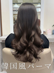 韓国風パーマ/コテ巻き風パーマ/デジタルパーマ/レイヤー
