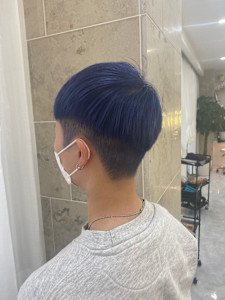 ネイビーブルー×ベリーショート[韓国/上尾] - hair salon Rien 上尾店掲載