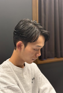 メンズ　パーマ　毛流れ　ニュアンス - 銀座shino掲載