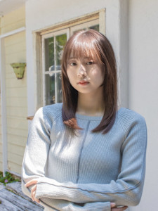 ツヤ感セミロング