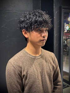 【シャドウパーマ】ツーブロック/メンズパーマ/men's