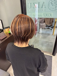 白髪ぼかしハイライト