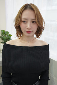 レイヤーカット/レイヤー/顔周り/ミディアム/ボブ/ショート