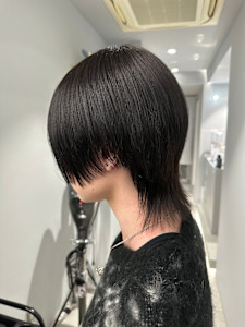 ウルフカット/マッシュウルフ/メンズウルフ/ダウンパーマ