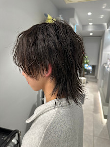 ウルフカット/マッシュウルフ/メンズウルフ/シャドウパーマ